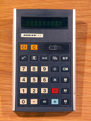 ;Adler 81S calculator from the later 1970's :M...