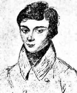 Galois age fifteen, drawn by a classmate.