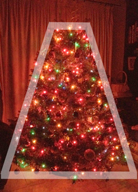 [Wordless Wednesday] Trapezoid Christmas Tree
