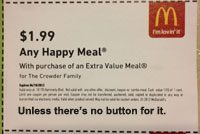 Happy Meal Coupon Reveals Lack of Thinking at McDonald's