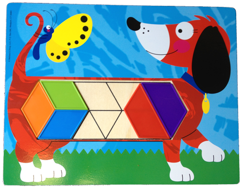 Melissa and doug store animal pattern blocks