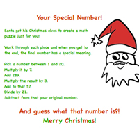 Personalized Number Puzzle Gift