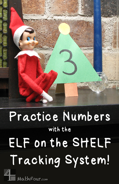 Christmas number practice - using ELF on the SHELF or the Advent Tradition