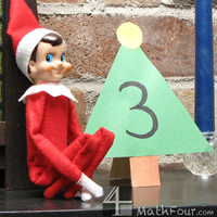 Number Practice with ELF on the SHELF or Advent Calendar
