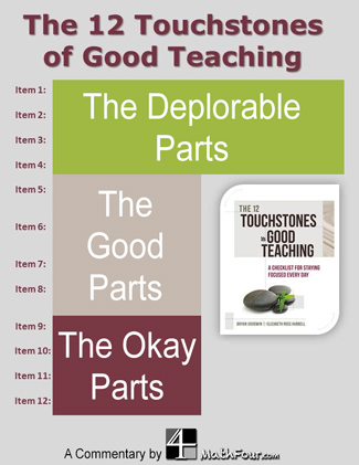 Have you seen the list of 12 Touchstones of Good Teaching? Looks like there're some problems with it!