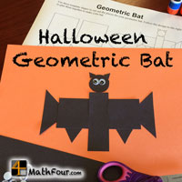 Halloween Geometric Bat – FREE DOWNLOAD