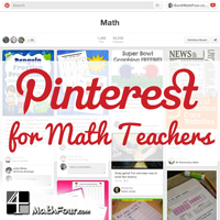 Pinterest for Math Teachers