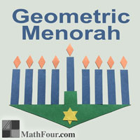 Geometric Menorah
