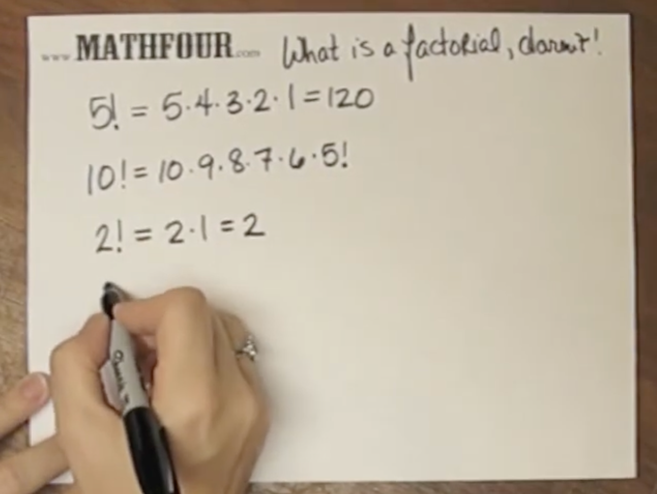 How to Pronounce n! and How to Use Factorials