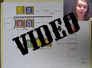 Long Division with Sumology Number Tiles