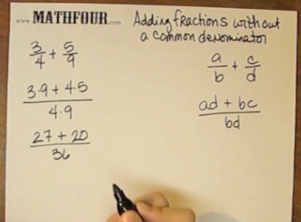 How to Never Find a Common Denominator Again